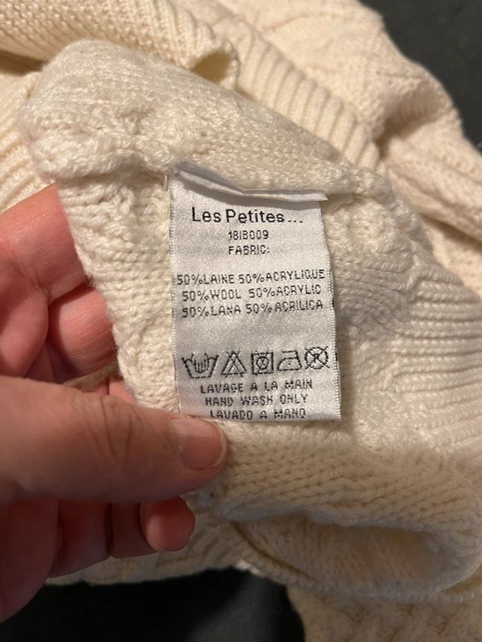 Pull chaud écru - Les Petites - Taille M - photo numéro 4