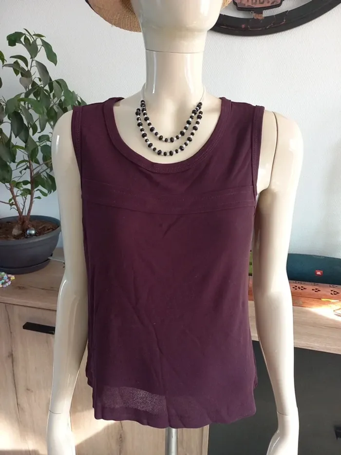 Débardeur femme violet M