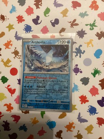 carte Pokémon artikodin reverse 144/165 EV3.5 collection 151 FR neuf sortie de booster