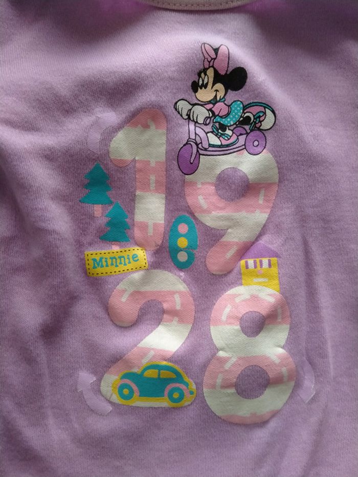 Lot de 2 bodys manches longues. Disney baby. Bébé 6 mois - photo numéro 3