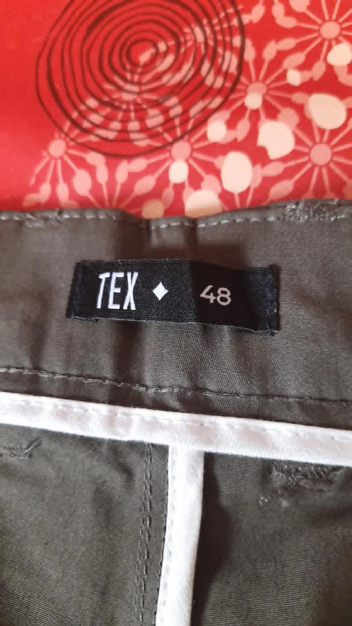 Pantalon toile homme kaki Taille 48 - photo numéro 4
