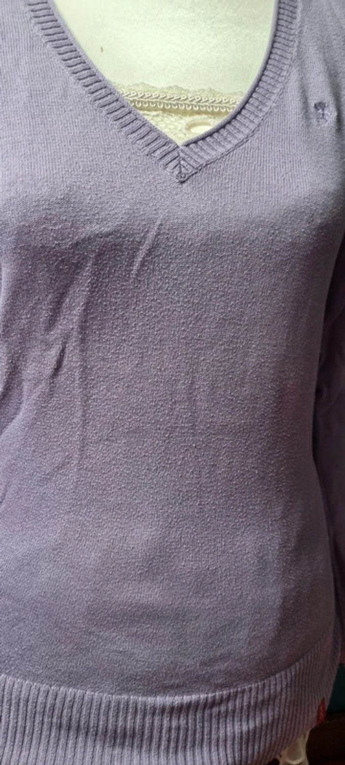 Pull col v lila M EDC - photo numéro 2
