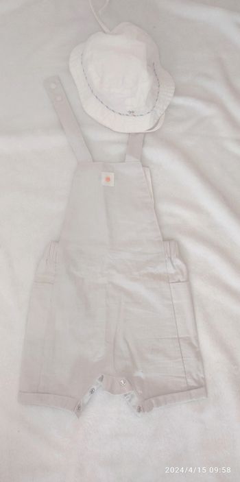 Salopette été et bob