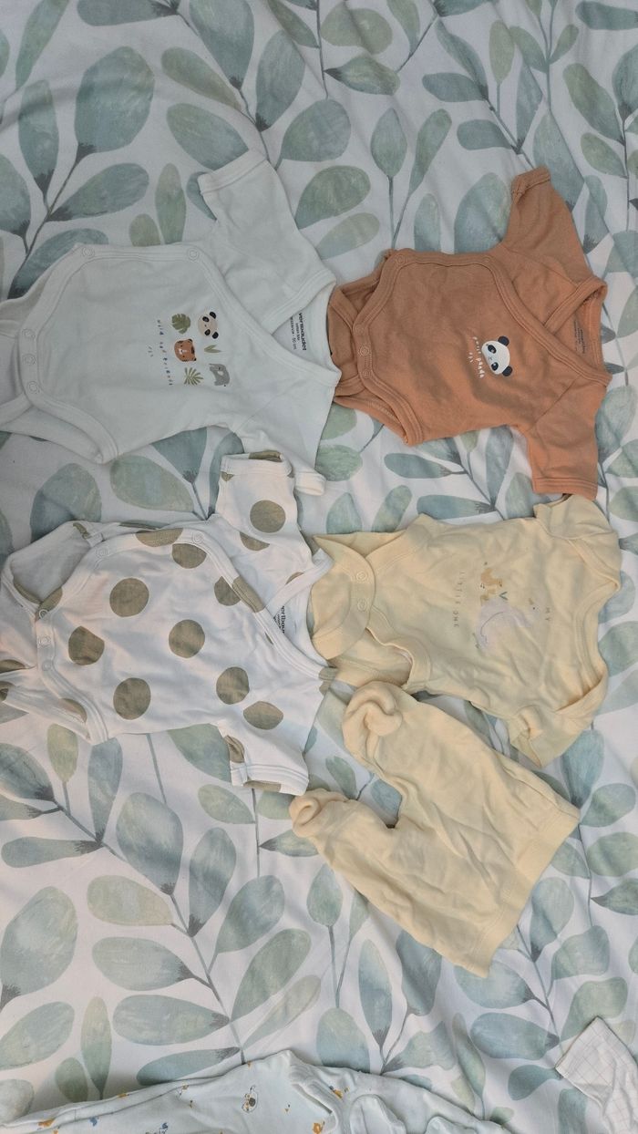 Lot bodies naissance fille Vertbaudet - photo numéro 4