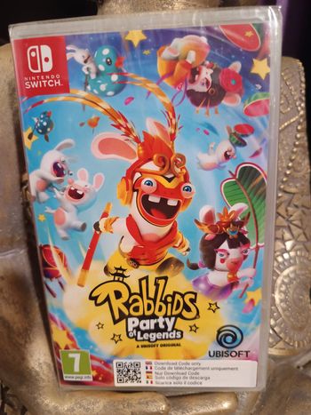 jeux neuf switch sous blister rabbids party of legends