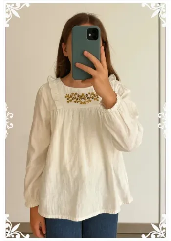 👧 Chemisier fille Lililotte- Taille 10 ans fille