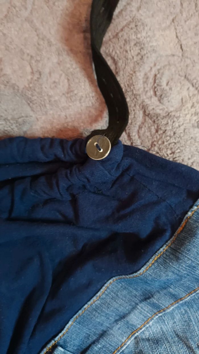 Pantalon jeans bleu léger de grossesse taille 1 - photo numéro 5