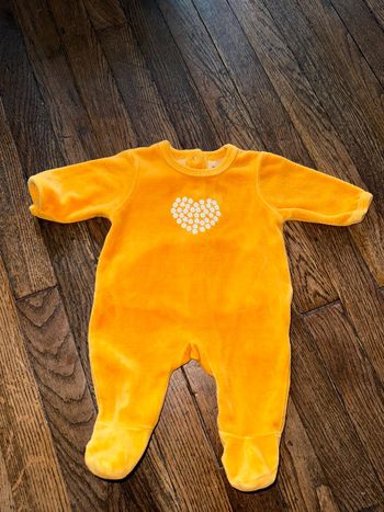 Pyjama velour vertbaudet  50 cm