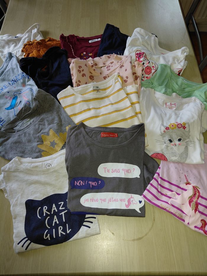 Lot tee-shirt 8 ans