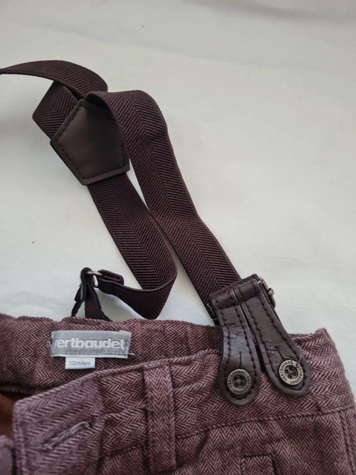 Pantalon avec bretelles 4 ans Verbaudet - photo numéro 5