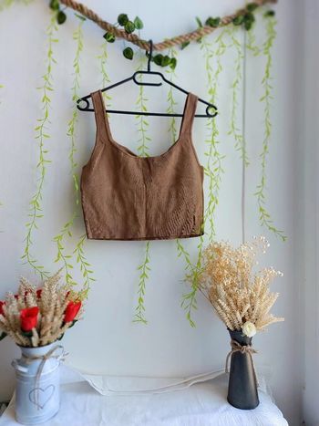 Crop-Top -  H&M – M – Marron – État : Excellent