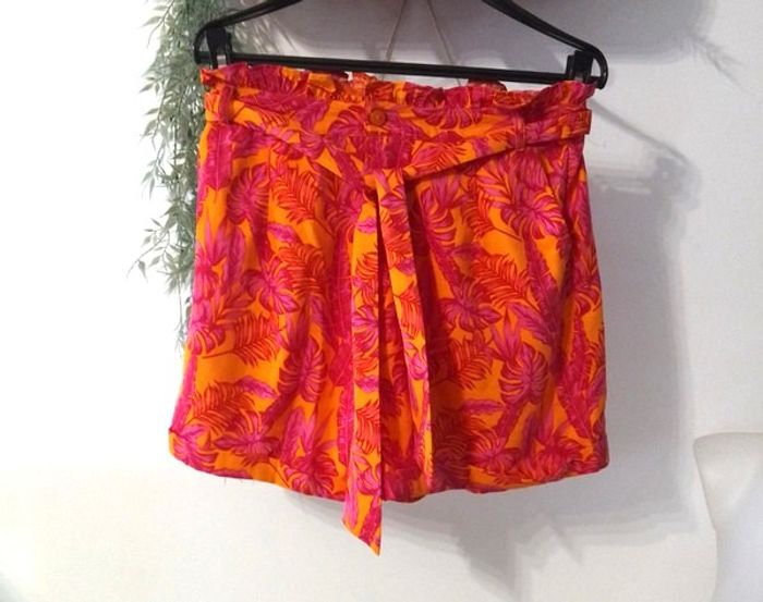 Short avec ceinture taille 38 - Mim - 100% polyester