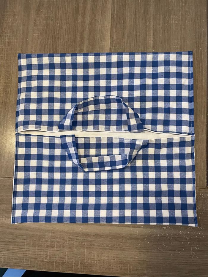 Sac à tarte vichy vintage - photo numéro 6