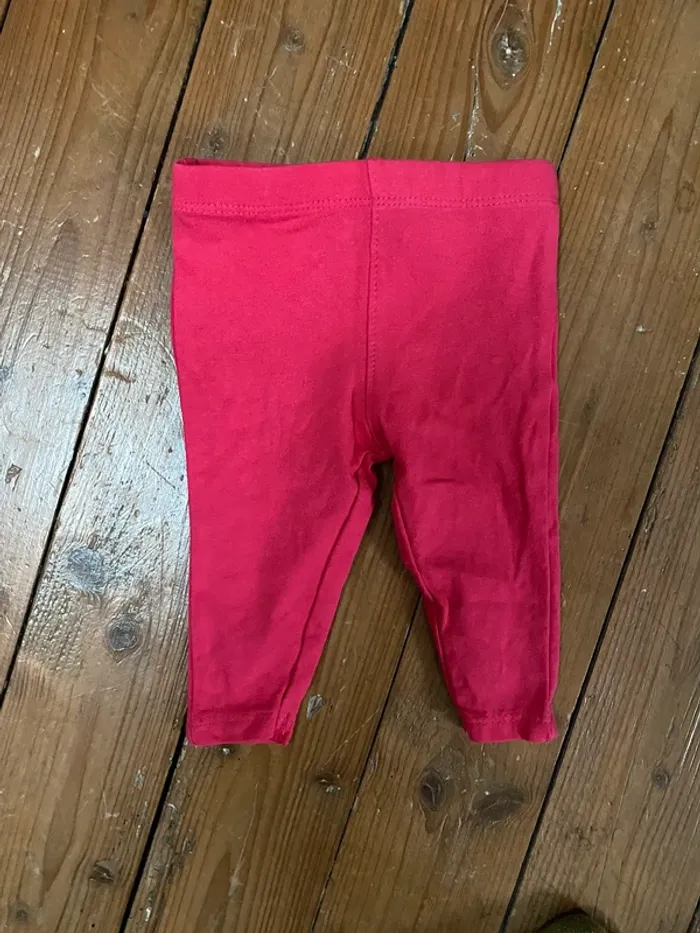 Pantalon legging rose Mots d’enfants