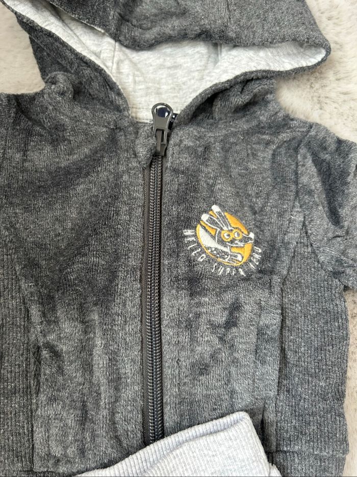 Ensemble gilet et jogging bébé garçon 1 mois - photo numéro 2