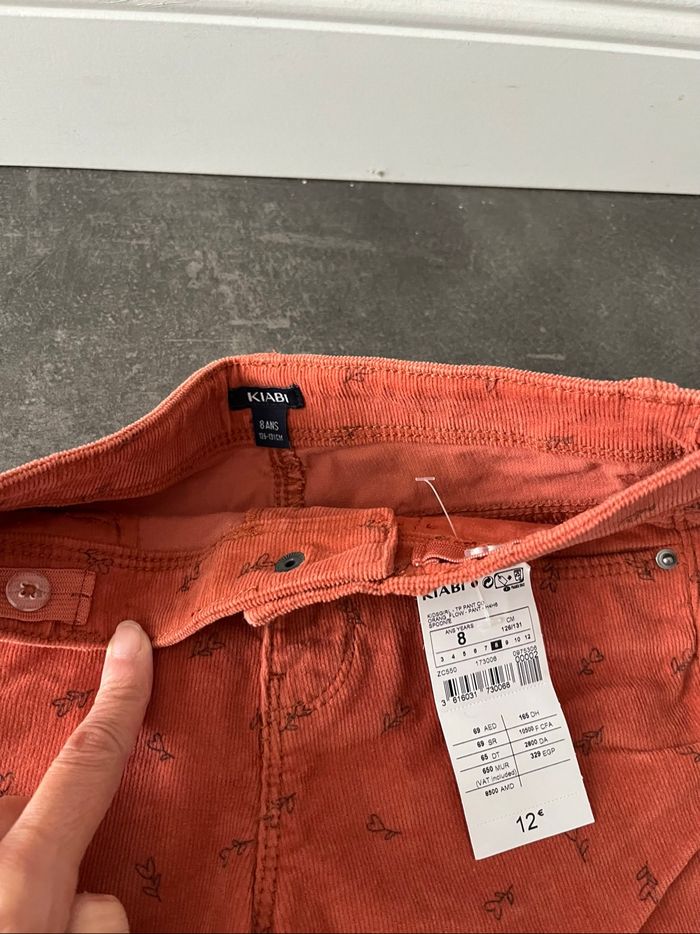 Pantalon velours neuf 8 ans - photo numéro 3