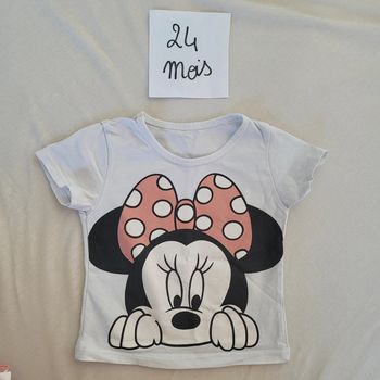 Tee shirt minnie 24 mois