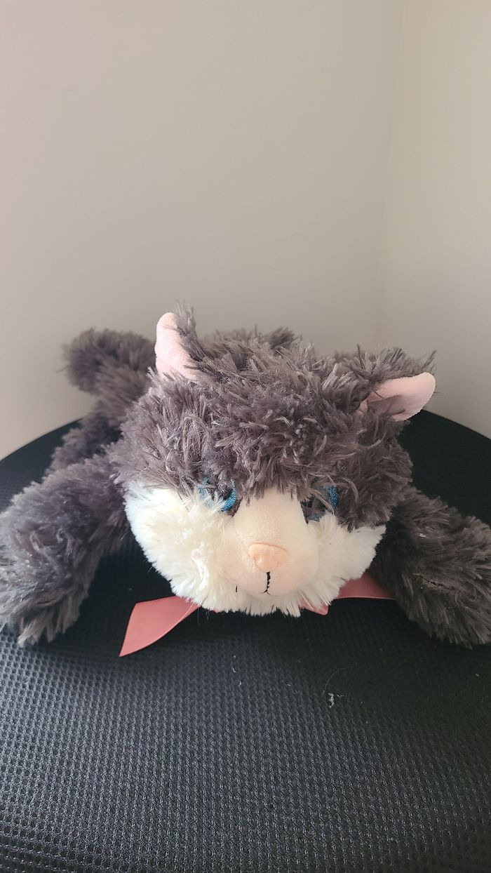 Peluche de Noël animée et musicale chat - photo numéro 4