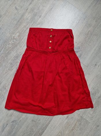 Top bustier rouge neuf XS New Look taille 36 mais convient mieux à un 34