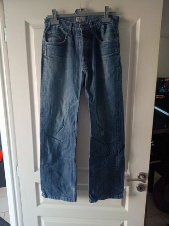 Jeans ober taille 40 w 31 coloris bleu