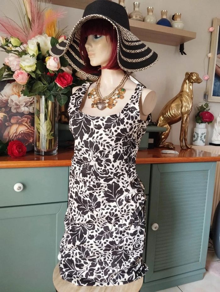 🌾Robe Noire & Crème Imprimé Floral Nougat London T36/38🌾 - photo numéro 17