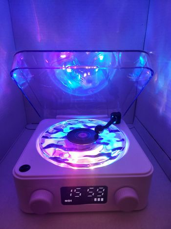 veilleuse tourne disque