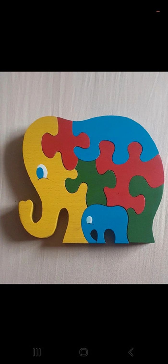 Puzzle Éléphant Au lutin des bois - photo numéro 2