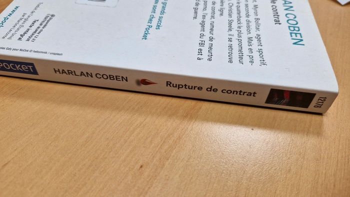 Livre  Rupture de contrat d harlan coben - photo numéro 6