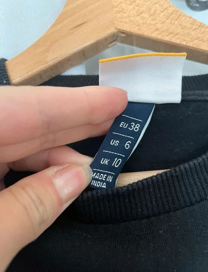 t shirt épais manche longue / pull fin noire ellesse - photo numéro 5