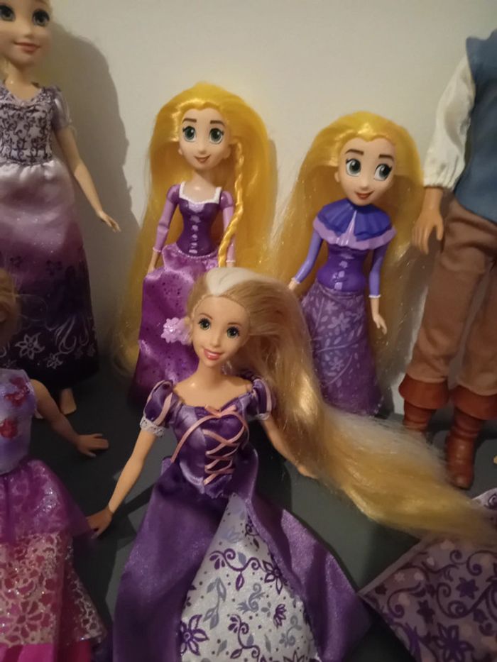 Lot de princesses raiponce et flin rider - photo numéro 3