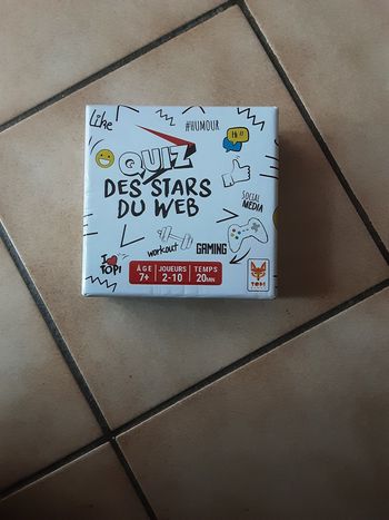 Jeux quiz des stars du web