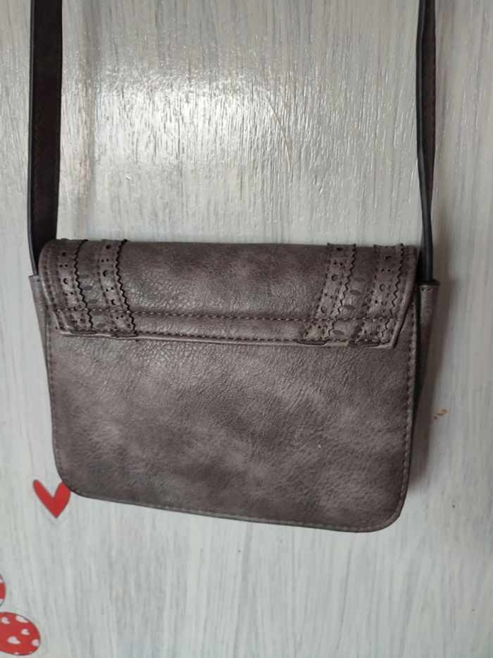 Sac pochette gris - photo numéro 4