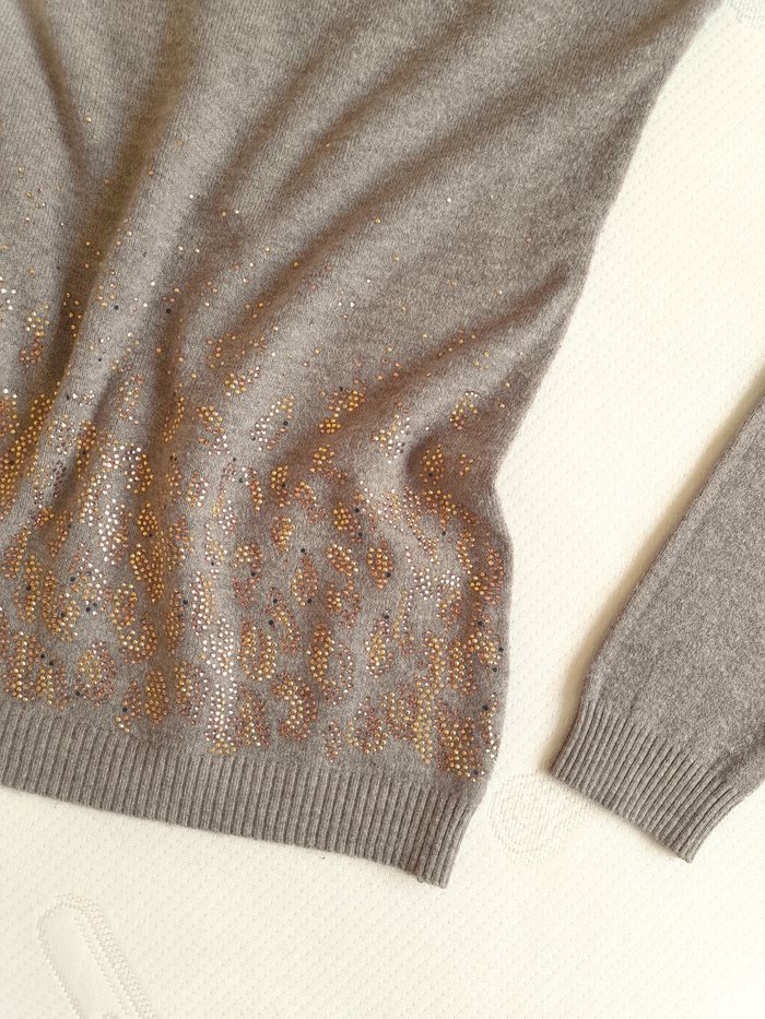 Pull col roulé détail strass - Camaïeu - photo numéro 4