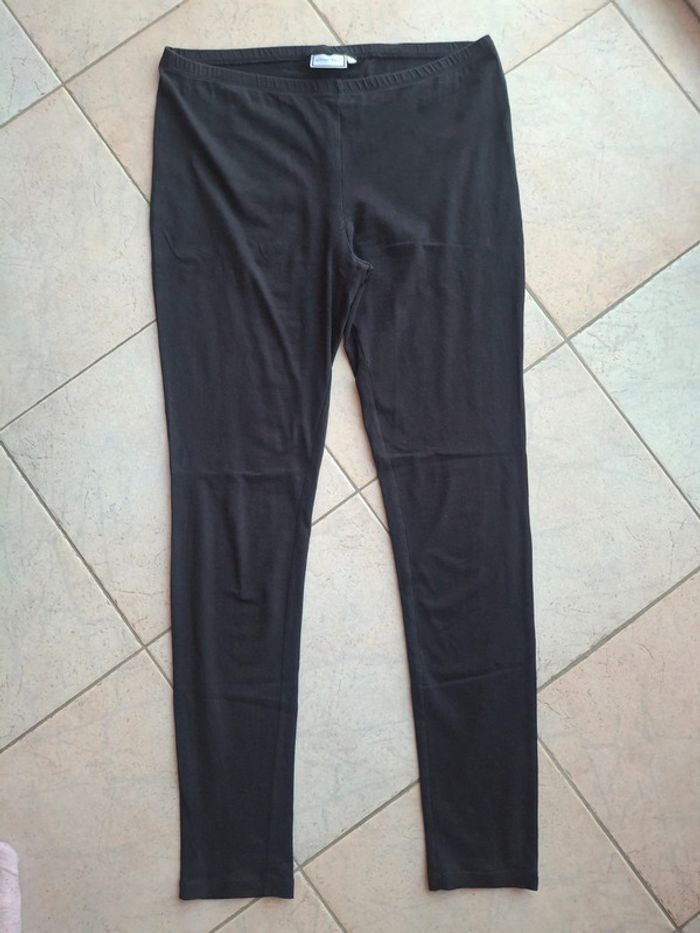 Legging noir en coton - taille XL