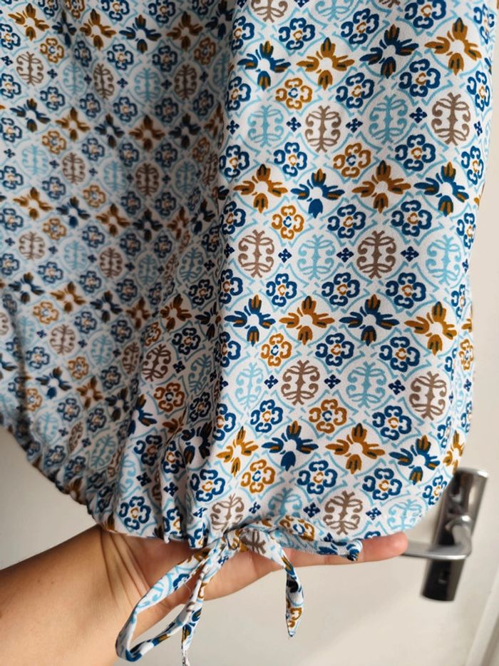Blouse blanche et multicolore taille 48 Blancheporte - photo numéro 5