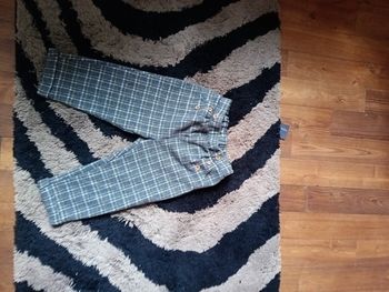Pantalon à rayure avec paillete fille 