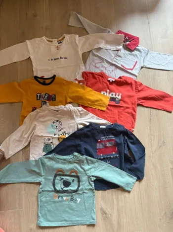 Lot de 7 tee shirt 24 mois