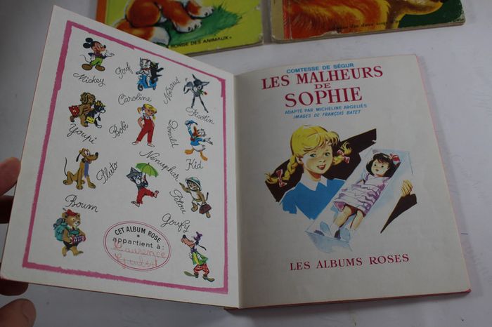 Anciens Livres enfants 70s Malheurs de Sophie, Petit Goupil et Souricette - photo numéro 5