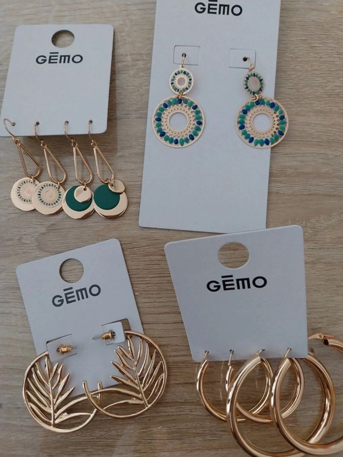 Lots boucles d'oreilles Tendance - photo numéro 2
