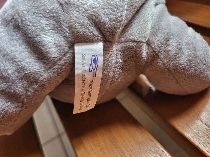 Peluche thermique éléphant câlin - photo numéro 5