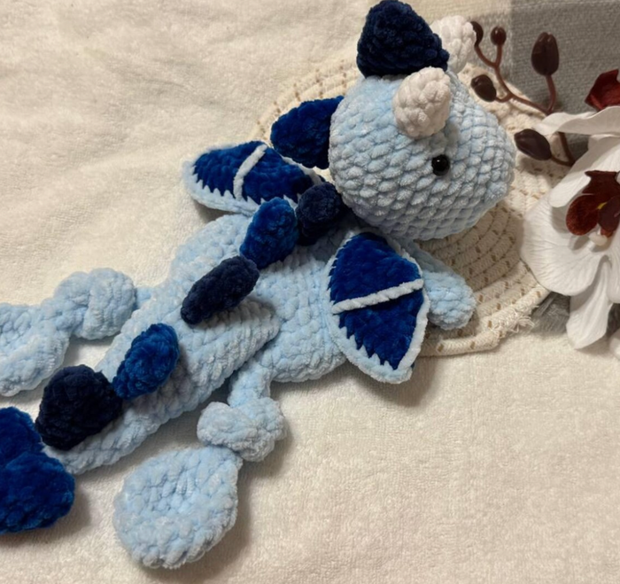 🐉✨ Doudou dragon au crochet 🧶💚 - photo numéro 2