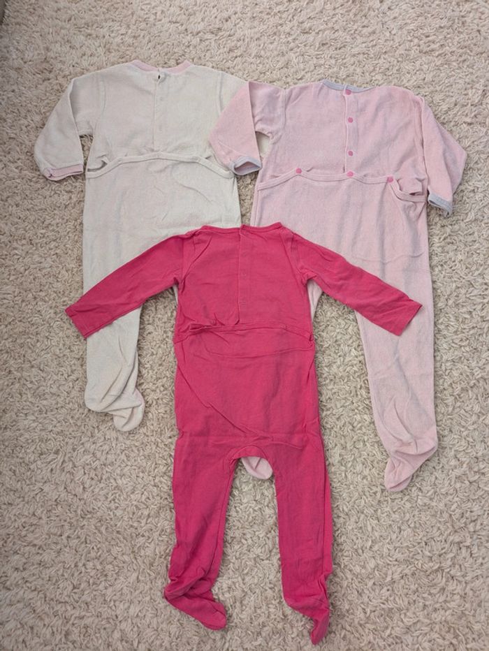 Lot de 3 pyjamas fille 2 ans / 24 mois - photo numéro 2