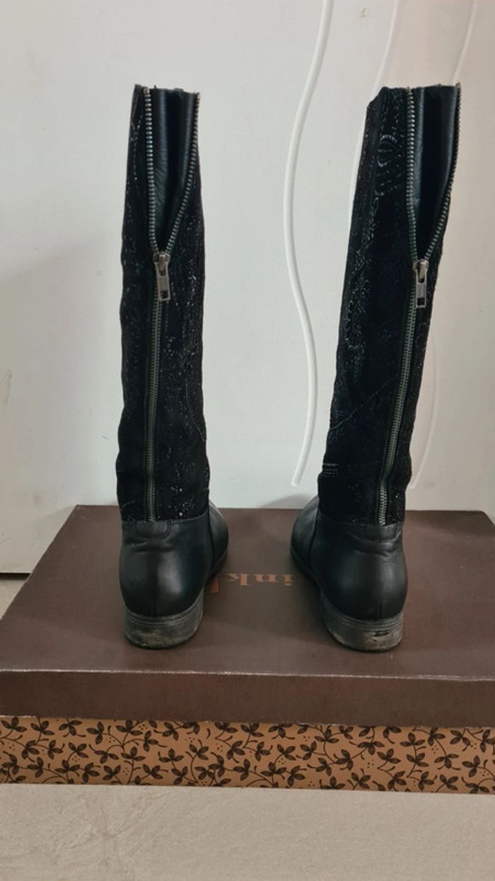 Bottes deux cuirs - photo numéro 4