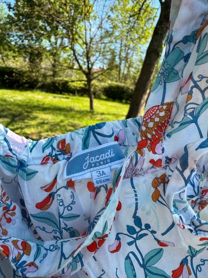 Magnifique combishort jacadi fille 3 ans Liberty neuve sans étiquette - photo numéro 5