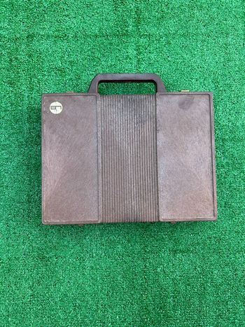 Mallette vintage Lefranc & Bourgeois – Made in France – 29 x 25,5 x 5