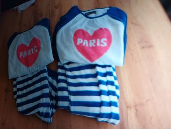 Lot de 2 pyjamas fille 9 ans tex