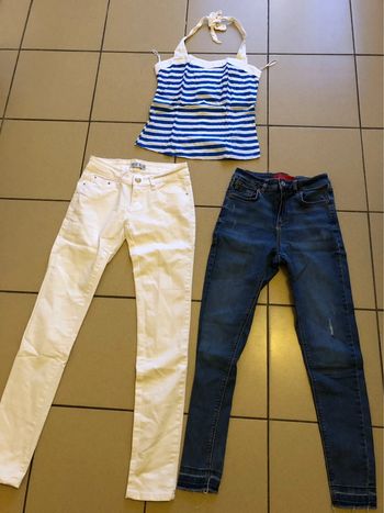 Lot jeans + débardeur