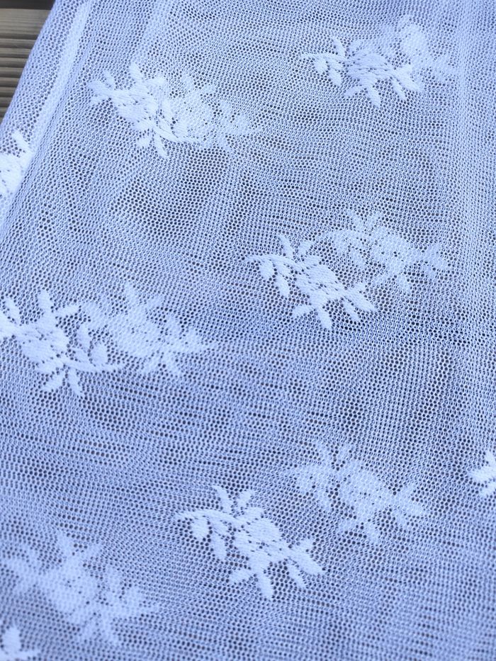Pantalon Transparent à Fleurs blanc – Taille M – Sexy Lingerie & Fashion - photo numéro 2