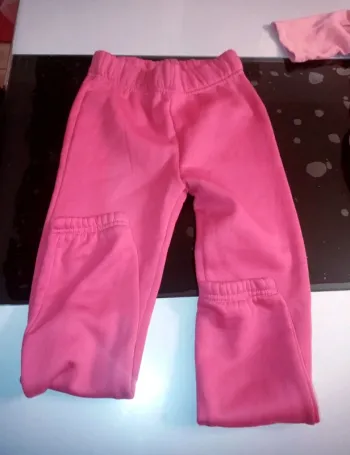 Pantalon jogging rose
