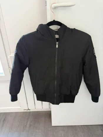 Blouson noir Firefly garçon 8 ans